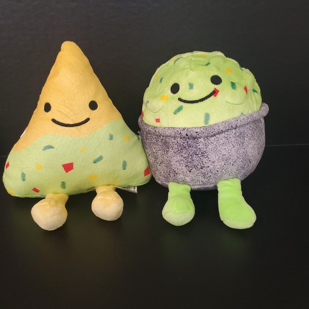 Frankford Tortilla Chip & Guacamole Food Plush BFF Best Friends His & Hers‎ Love